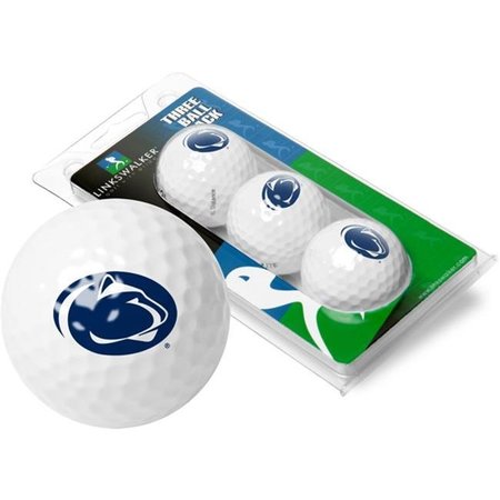 LINKSWALKER LinksWalker LW-CO3-PSN-GBS Penn State Nittany Lions-3 Golf Ball Sleeve LW-CO3-PSN-GBS